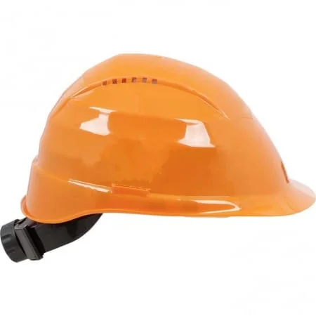 Casca de protectie santier, culoarea roșu, Rockman 2694TXD, cu suspensie textila