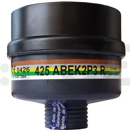 Filtru pentru mască de protecție respiratorie, BLS 425 ABEK2P3, culoarea gri