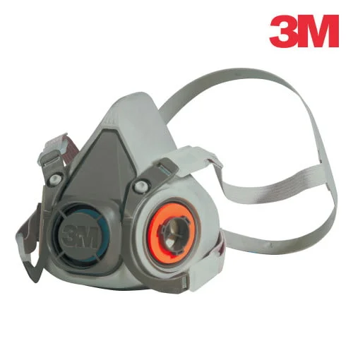 Semimasca de protectie respiratorie reutilizabila cu filtre interschimbabile, marimea M, culoarea gri - 3M