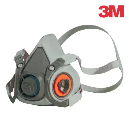 Mască de protecție respiratorie cu filtre, 3M interschimbabile marimea, culoarea gri