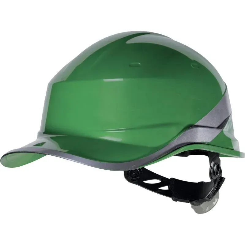 Casca de protectie cu sistem fixare rotiță, tip baseball Diamond V, culoarea alb - Delta Plus