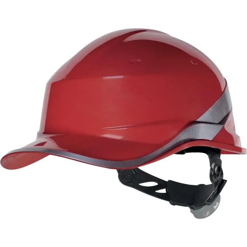 Casca de protectie cu sistem fixare rotiță, tip baseball Diamond V, culoarea alb - Delta Plus