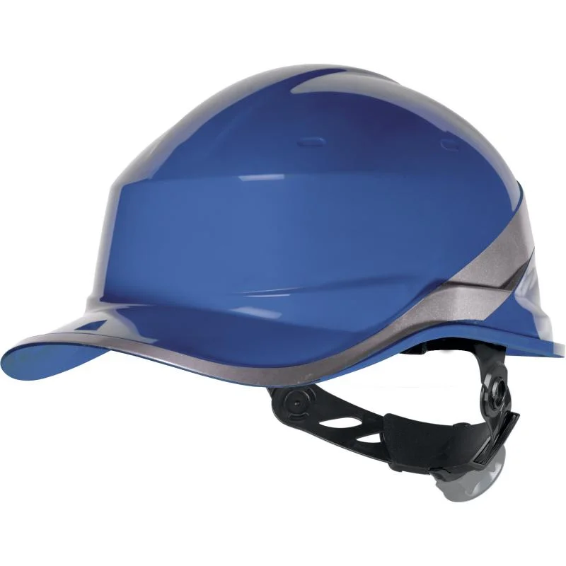 Casca de protectie cu sistem fixare rotiță, tip baseball Diamond V, culoarea albastru - Delta Plus