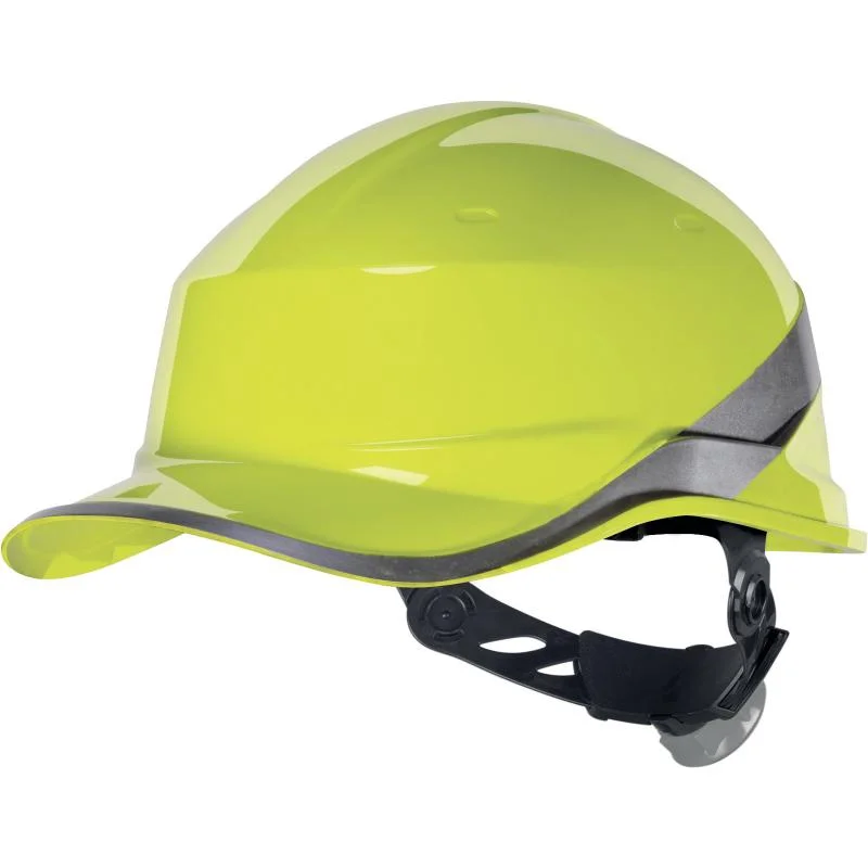 Casca de protectie cu sistem fixare rotiță, tip baseball Diamond V, culoarea galben - Delta Plus