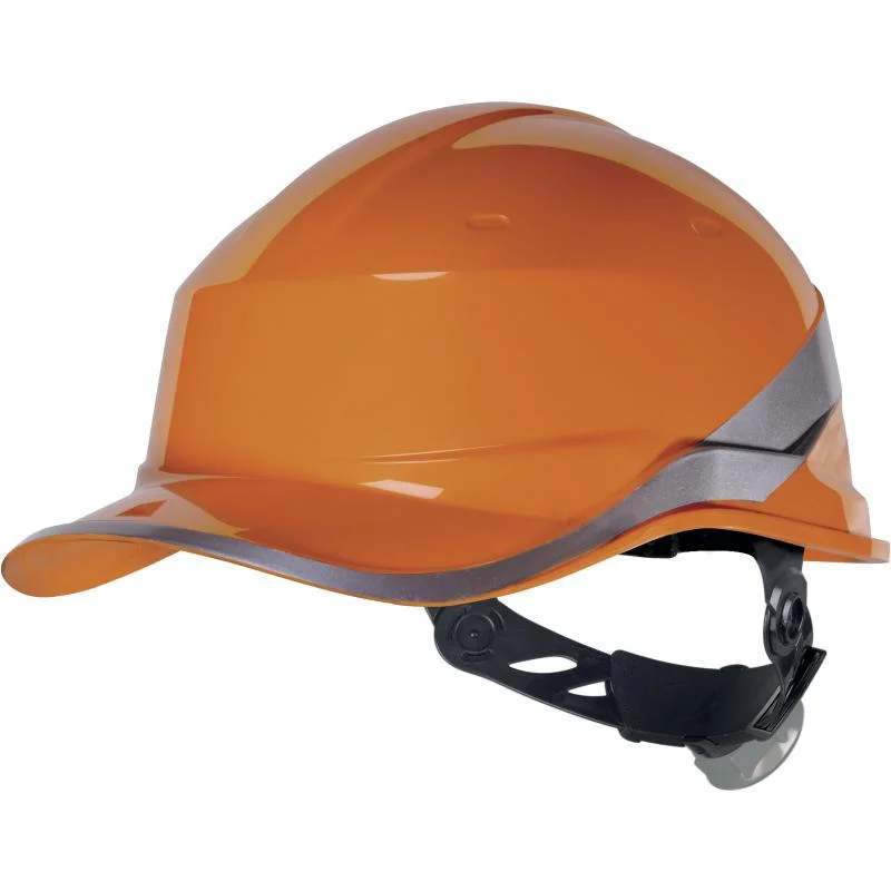 Casca de protectie cu sistem fixare rotiță, tip baseball Diamond V, culoarea portocaliu - Delta Plus