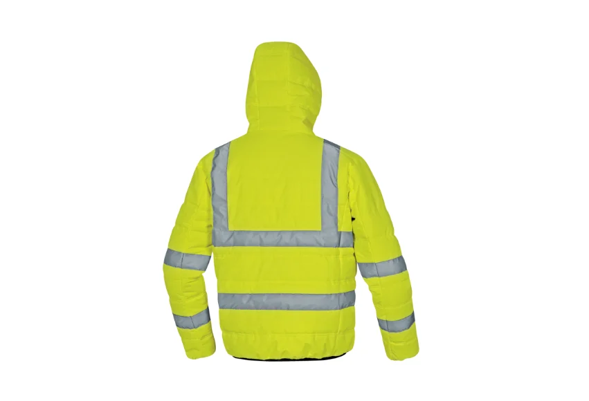 Jacheta din puf reflectorizanta, DOONHV, culoarea portocaliu - Delta Plus