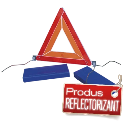 Triunghi reflectorizant auto de semnalizare - Vesta