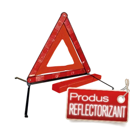 Triunghi reflectorizant auto, presemnalizare avarie - Vesta