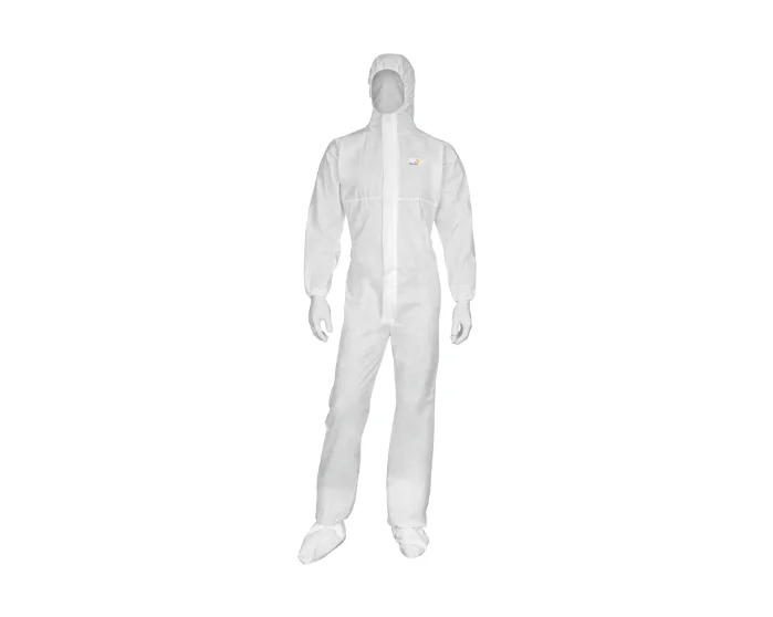 Combinezon de protectie etans la particulele uscate de tip 5, culoarea alb, DT215