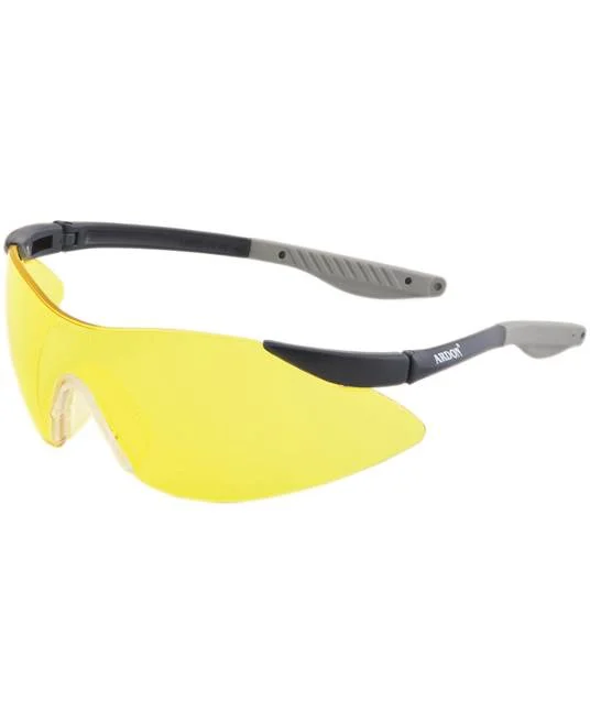 Ochelari protecție cu brațe din nailon cu lentilă galbenă, V7300