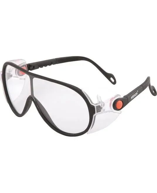 Ochelari de protecție cu lentilă incoloră, Ardon transparenti dublu ajustabili, culoarea incolor
