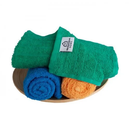 Prosop din bumbac Renania HOME, culoarea portocaliu, bumbac 100%, 50x90 cm