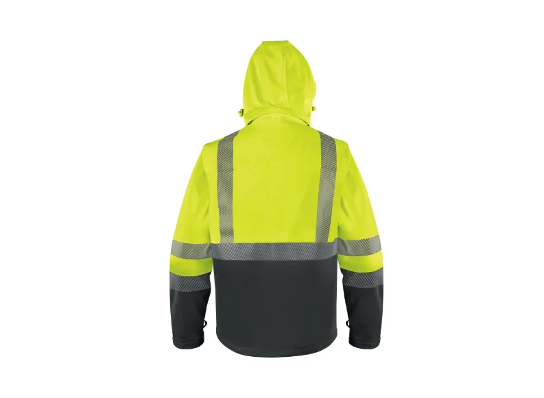 Jacheta reflectorizanta softshell cu maneci detasabile, Fast, culoarea galben - Delta Plus