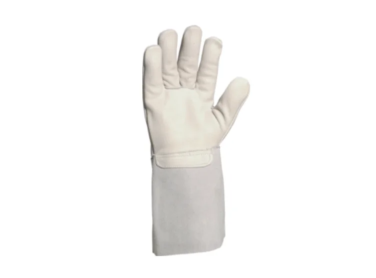 Manusi termice de protectie la sudura, culoarea gri, din piele, FC115, Delta Plus