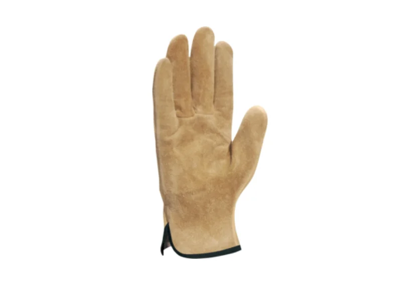 Manusi protectie din piele impermeabile, culoarea bej, ideale în medii umede, FIB49