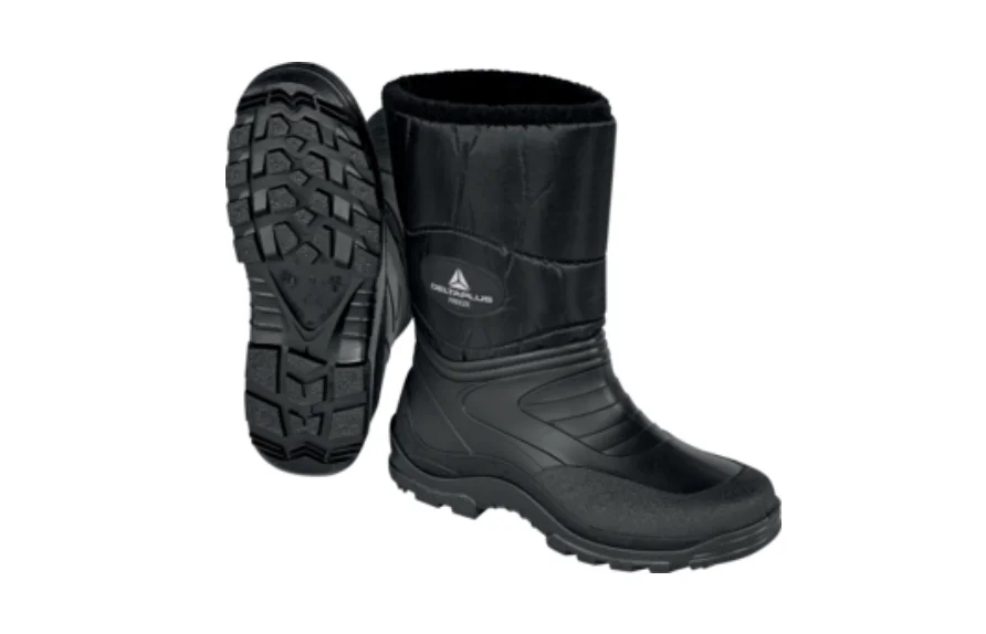 Cizme tip ghete de iarna captusite, pentru temperaturi extreme, FREEZE, culoarea negru