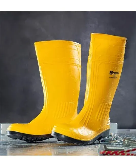 Cizme cu bombeu metalic si lamela antiperforatie metalica OILFISH S5 SRA, culoarea galben