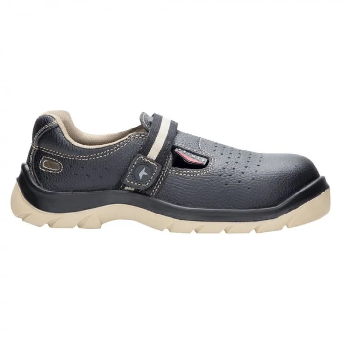 Sandale cu bombeu si lamela antiperforatie non-metalica PRIME S1P SRA, culoarea negru - metal free
