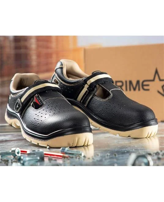 Sandale cu bombeu si lamela antiperforatie non-metalica PRIME S1P SRA, culoarea negru - metal free