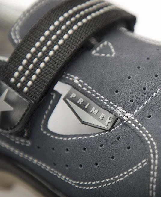 Sandale cu bombeu metalic de protectie PRIME SANDTREK S1 SRA, culoarea albastru