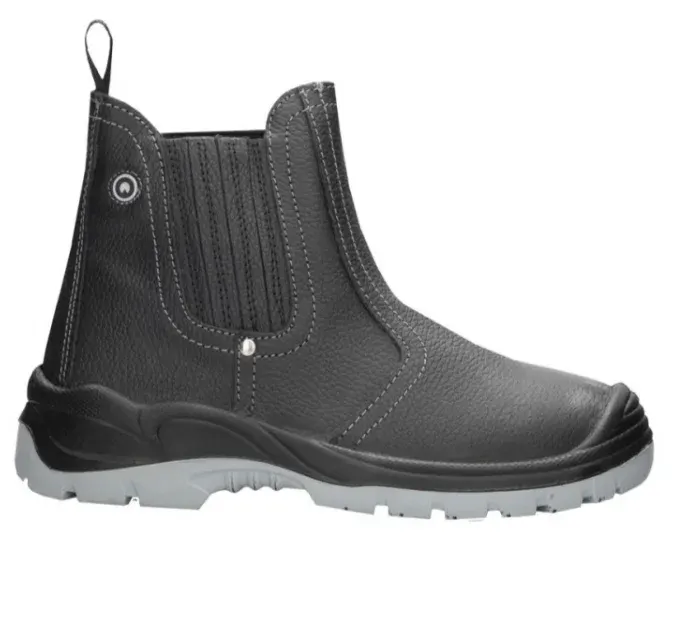 Bocanci de protecție cu bombeu de oțel, din piele naturală, Ardon FOUNDRY S1, FO, SR, culoarea negru