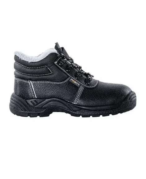 Bocanci de lucru de iarnă din piele naturală, Ardon Firsty FIRWIN O1 CI, FO, SR, culoarea negru