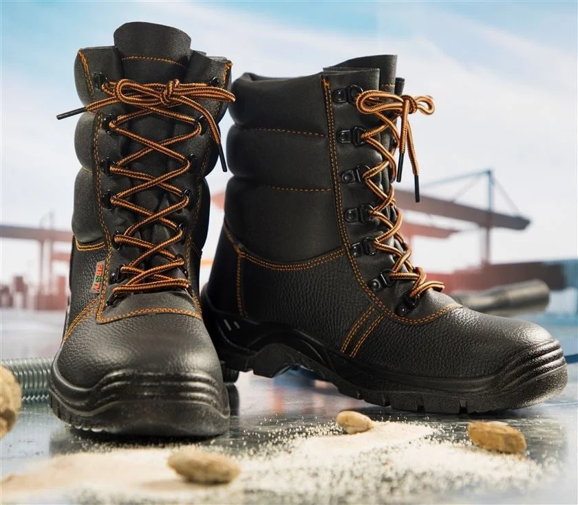 Ghete de protectie imblanite cu bombeu metalic si lamela, Ardon Firsty FIRWIN LB S3 CI, culoarea negru