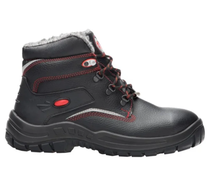 Bocanci negri imblaniti de protectie cu bombeu si lamela, Ardon TABERNUS S3, culoarea negru