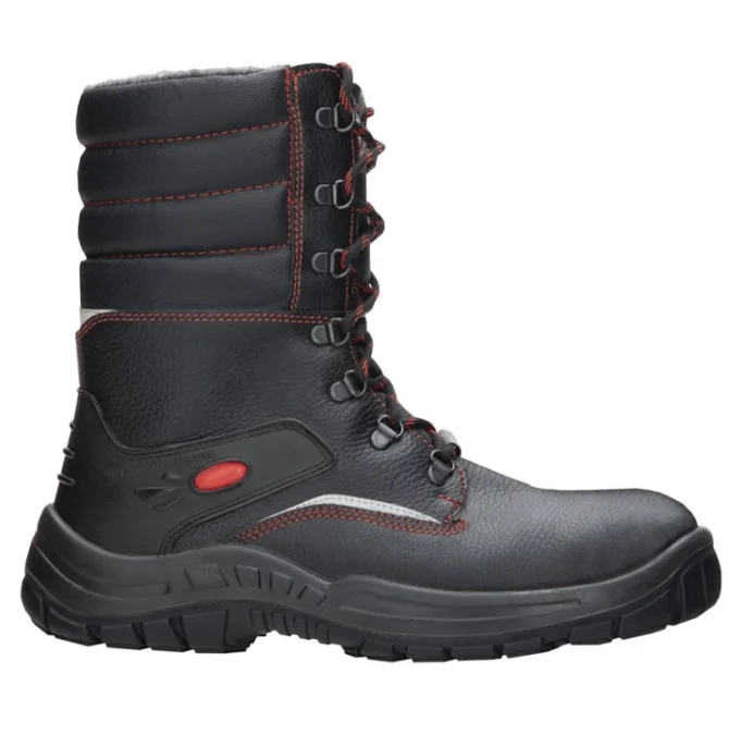 Bocanci de protectie îmblăniți negri cu bombeu si lamela, Ardon HIBERNUS S3 HRO, CI, culoarea negru