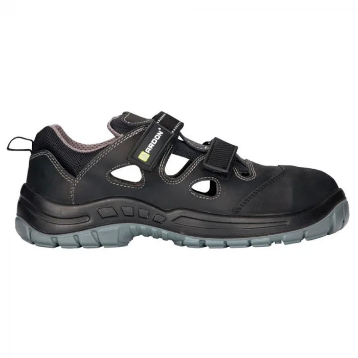 Sandale cu bombeu compozit si lamela antiperforatie non-metalica BLENDSAN S1P SRC, culoarea negru