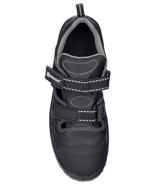 Sandale cu bombeu compozit si lamela antiperforatie non-metalica BLENDSAN S1P SRC, culoarea negru