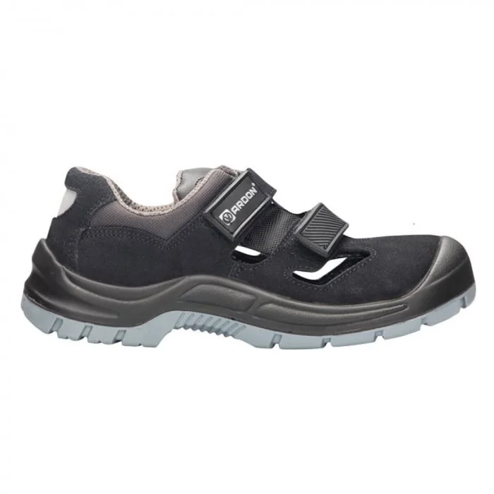 Sandale de protectie cu bombeu metalic, GEARSAN S1 SRC, culoarea negru