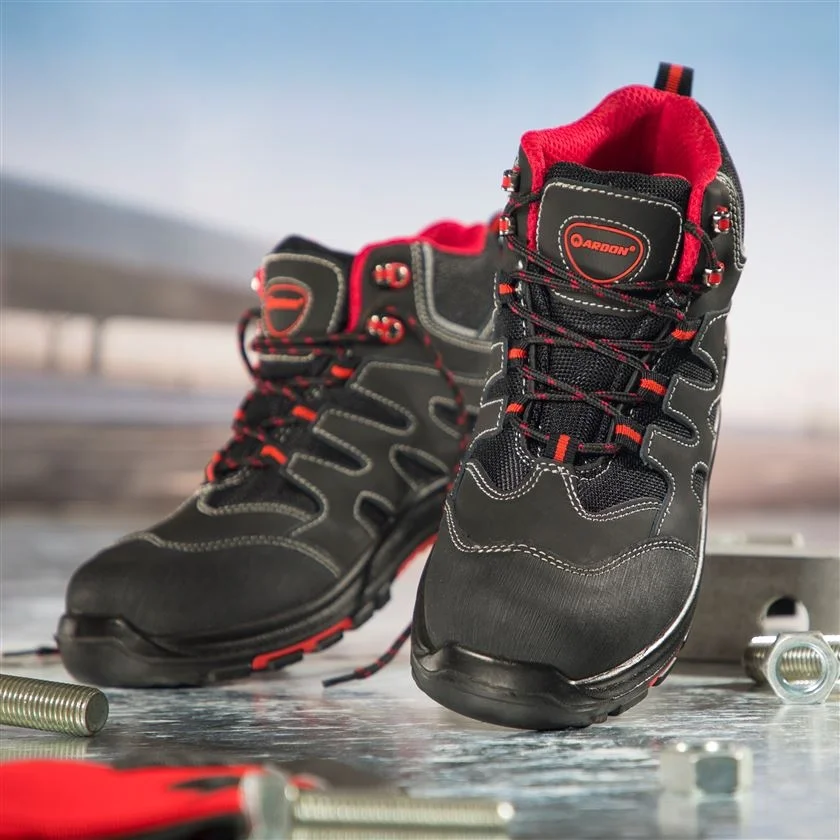 Bocanci Ardon protectie cu bombeu compozit si lamela kevlar, FORE S1P, culoarea negru