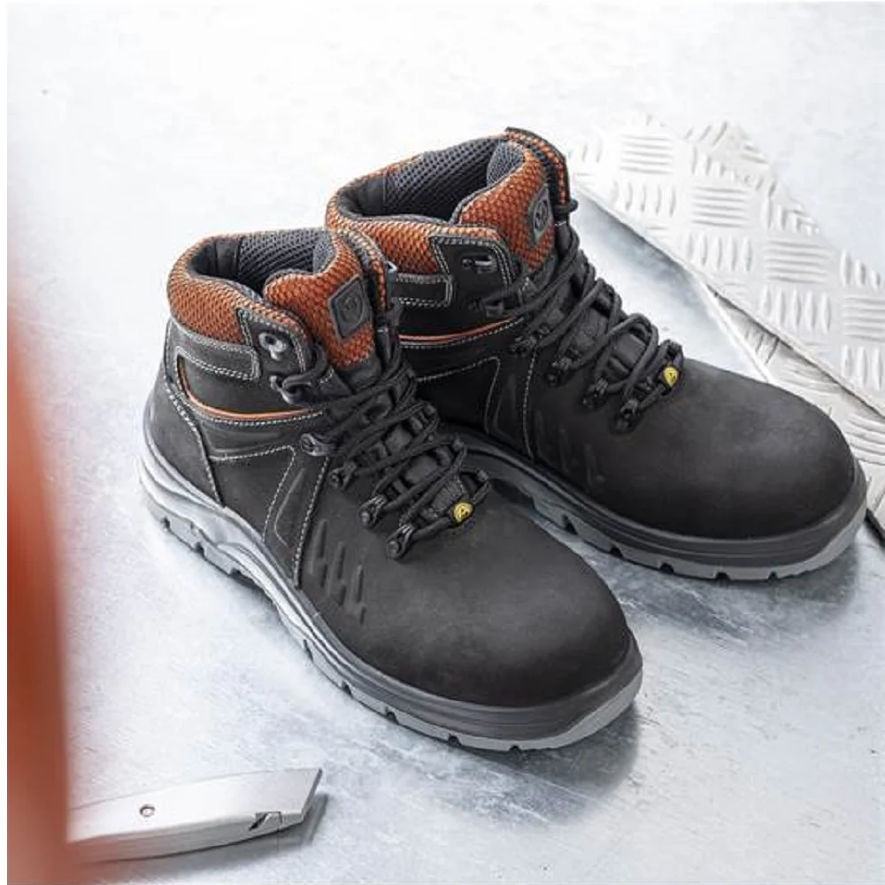 Bocanci protectie Ardon cu bombeu din fibra de sticla si lamela, DOZER S3 ESD, culoarea negru