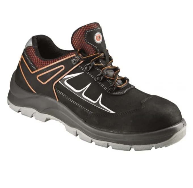 Pantofi cu bombeu din fibra de sticla si lamela kevlar, Ardon DOZERLOW S3 ESD, culoarea negru