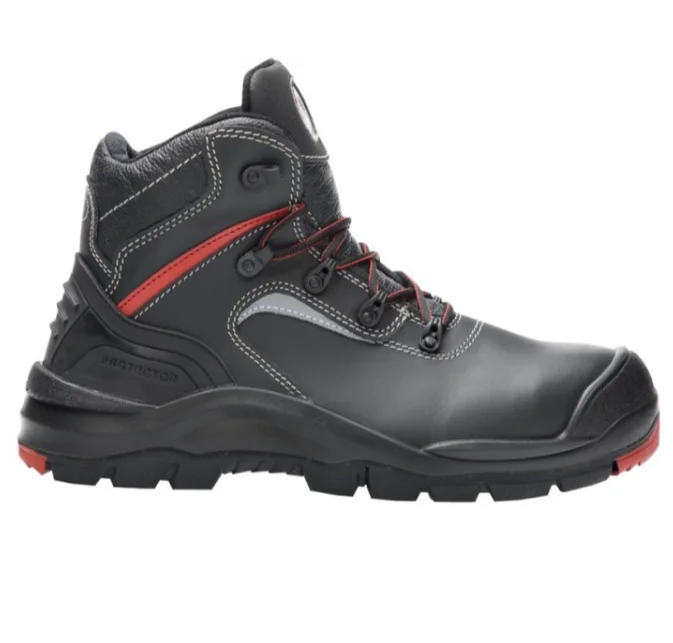 Bocanci protectie cu bombeu din fibra de sticla si lamela kevlar, Ardon HOBART S3, culoarea negru