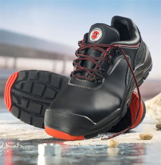 Pantofi de protectie cu bombeu S3 din fibra de sticla si lamela kevlar, Ardon HOBARTLOW, culoarea negru