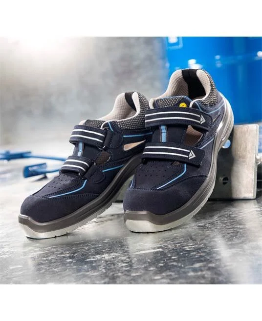 Sandale cu bombeu compozit de protectie TANGERSAN S1P ESD SRC, culoarea bleumarin