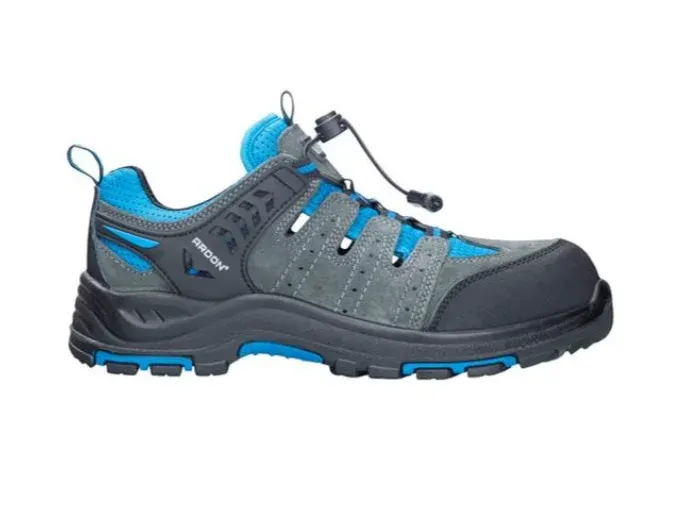Pantofi S1P de protectie cu bombeu compozit si lamela kevlar, Ardon TRIMMER, culoarea gri