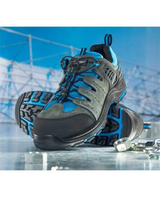 Pantofi S1P de protectie cu bombeu compozit si lamela kevlar, Ardon TRIMMER, culoarea gri