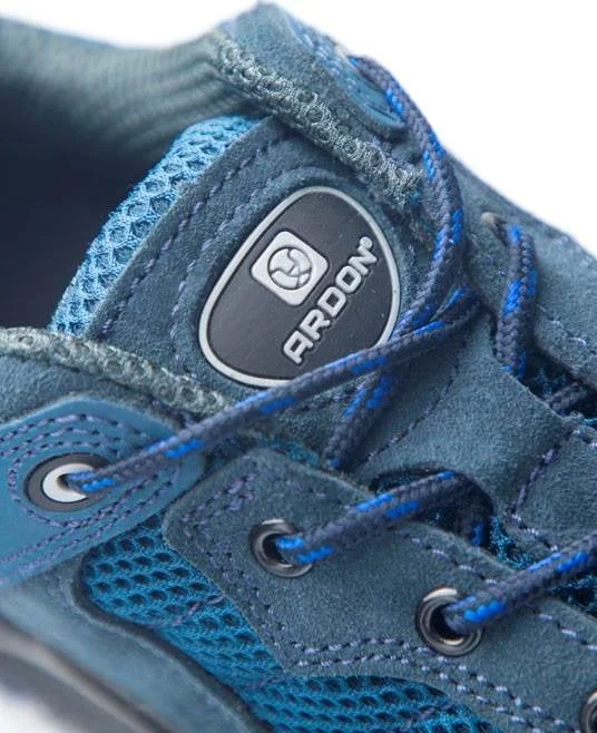 Pantofi de protecție S1P cu bombeu metalic si lamela, Ardon TURNER, culoarea albastru