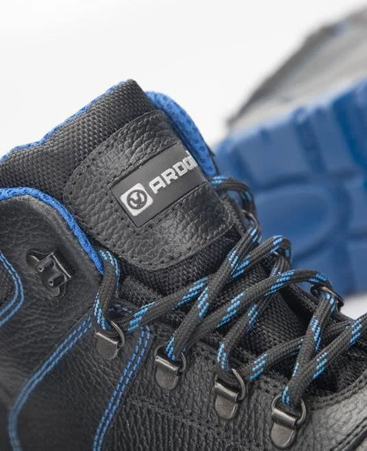 Bocanci de protectie Ardon KING S3, cu bombeu metalic si lamela, culoarea negru