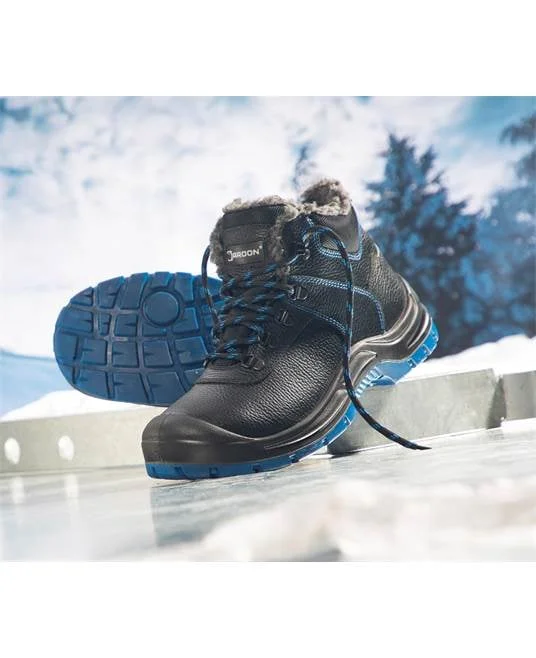 Bocanci iarna de protectie cu bombeu si lamela, Ardon KING WINTER S3 CI, culoarea negru