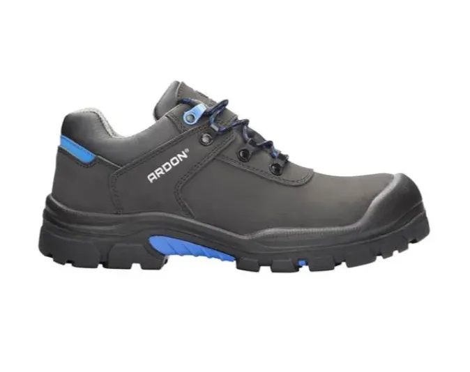 Pantofi de protecție Ardon ROVER LOW, indicativ S3, clasa S3L, CI, FO, HI, HRO, SR, cu bombeu compozit și inserție antiperforație Kevlar, culoarea negru