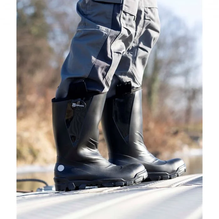 Cizme de protectie de iarna S5 RIGGER, cu bombeu metalic si lamela antiperforatie, culoarea negru