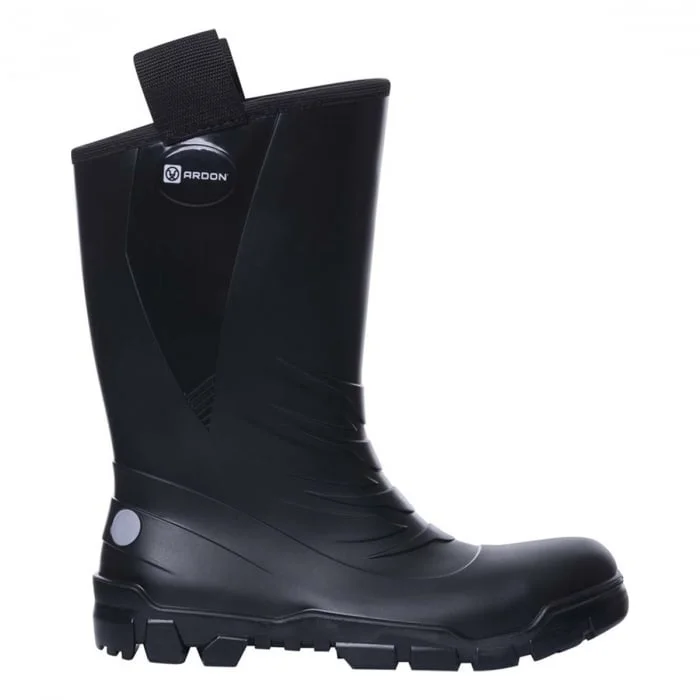 Cizme de protectie de iarna S5 RIGGER, cu bombeu metalic si lamela antiperforatie, culoarea negru