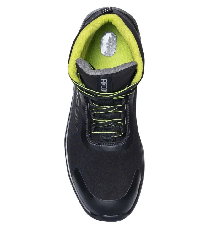 Bocanci de protectie Ardon SOFTEX S1P, cu bombeu metalic si lamela, culoarea negru