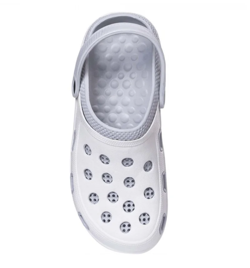 Șlapi tip saboți crocs albi ușori din material EVA, Ardon CROCS MARINE