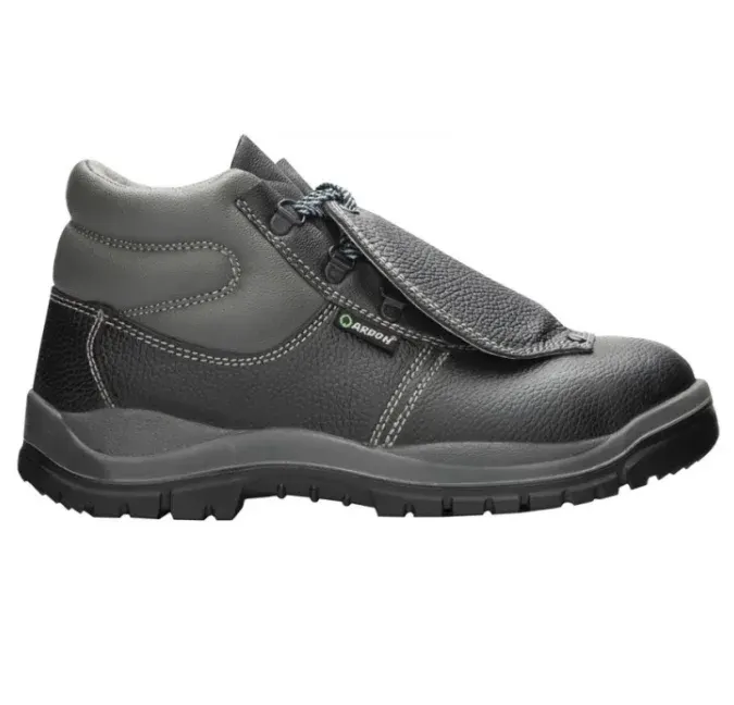 Bocanci de protecție cu protecție metatarsiană, bombeu din oțel și lamelă antiperforație din oțel, din piele naturală, Ardon INTEGRAL S1P, FO HRO SR, culoarea negru