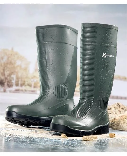 Cizme de lucru verzi impermeabile, OB SRA, Ardon NIGHTFISH, culoarea verde